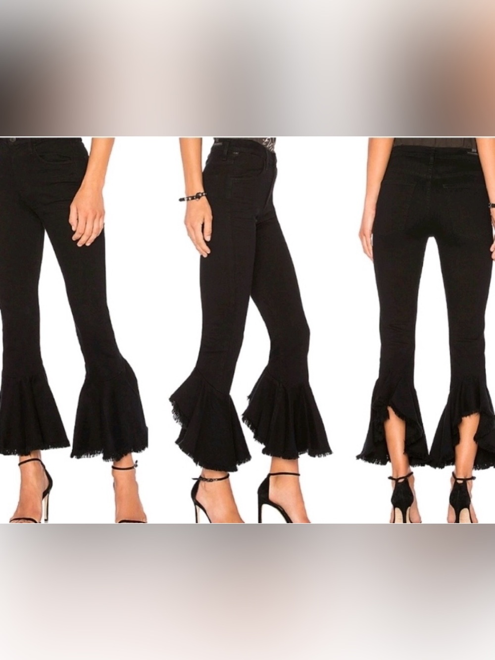 Citizens Of Humanity Drew Flounce High Rise, Black, 26